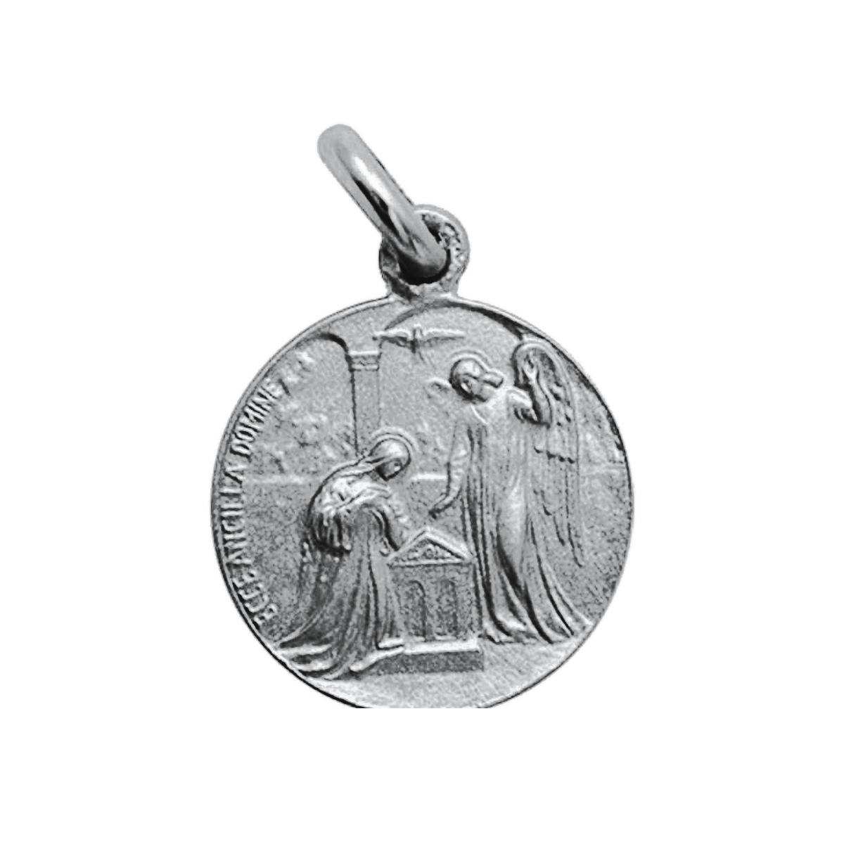 Medalla de San Gabriel Arcangel en plata