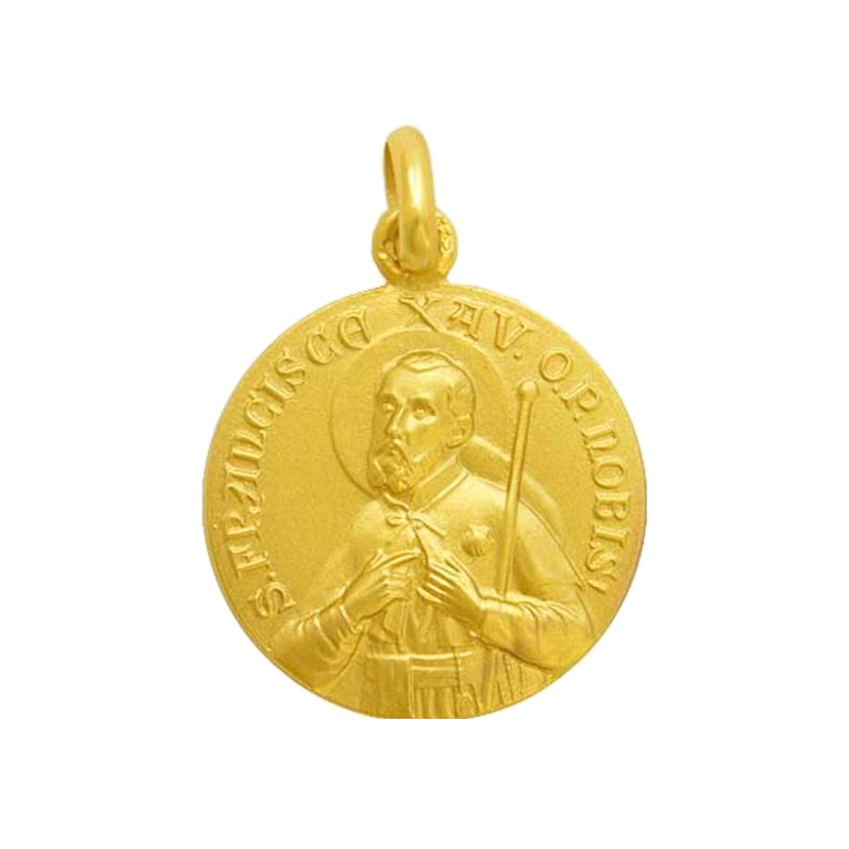 Medalla de San Francisco Javier en oro