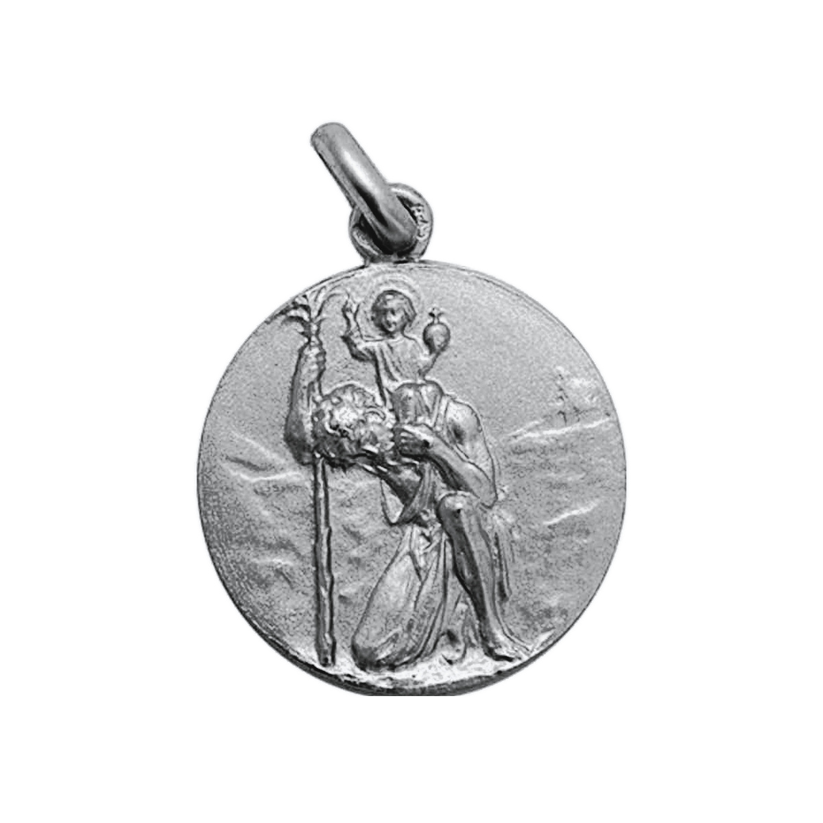 Medalla de San Cristobal en plata