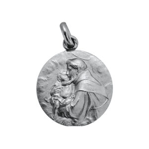 Medalla de San Antonio de Padua en plata