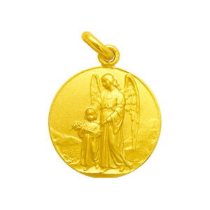 Medalla del Angel de la Guarda en oro