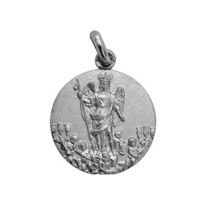 Medalla de San Rafael Arcangel (Cordoba) en plata