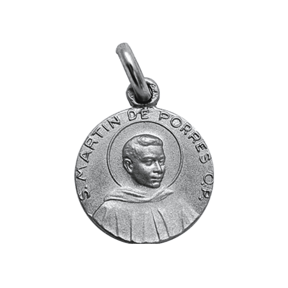 Medalla de San Martin de Porres en plata
