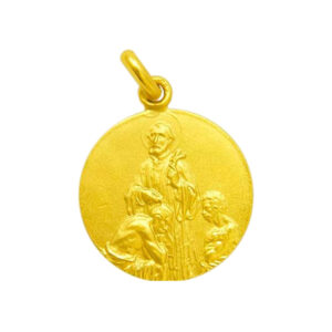 Medalla de San Francisco Javier Misionero en oro