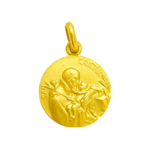Medalla de San Cayetano en oro