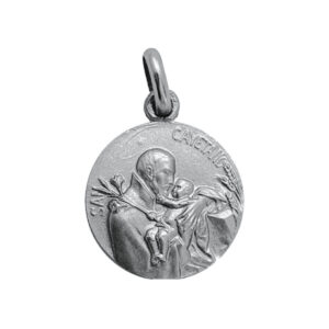 Medalla de San Cayetano en plata