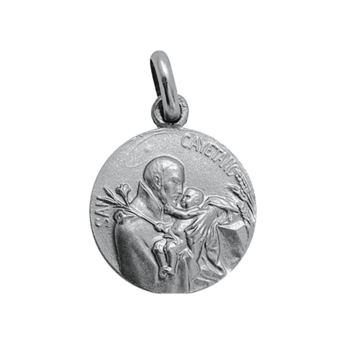 Medalla de San Cayetano en plata
