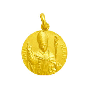 Medalla de San Blas en oro