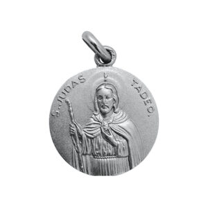 Medalla de San Judas en plata