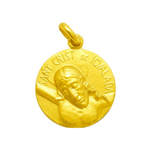 Medalla del Cristo de Igualada en oro