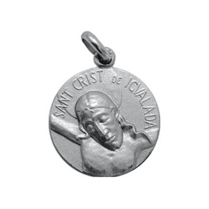 Medalla del Cristo de Igualada en plata