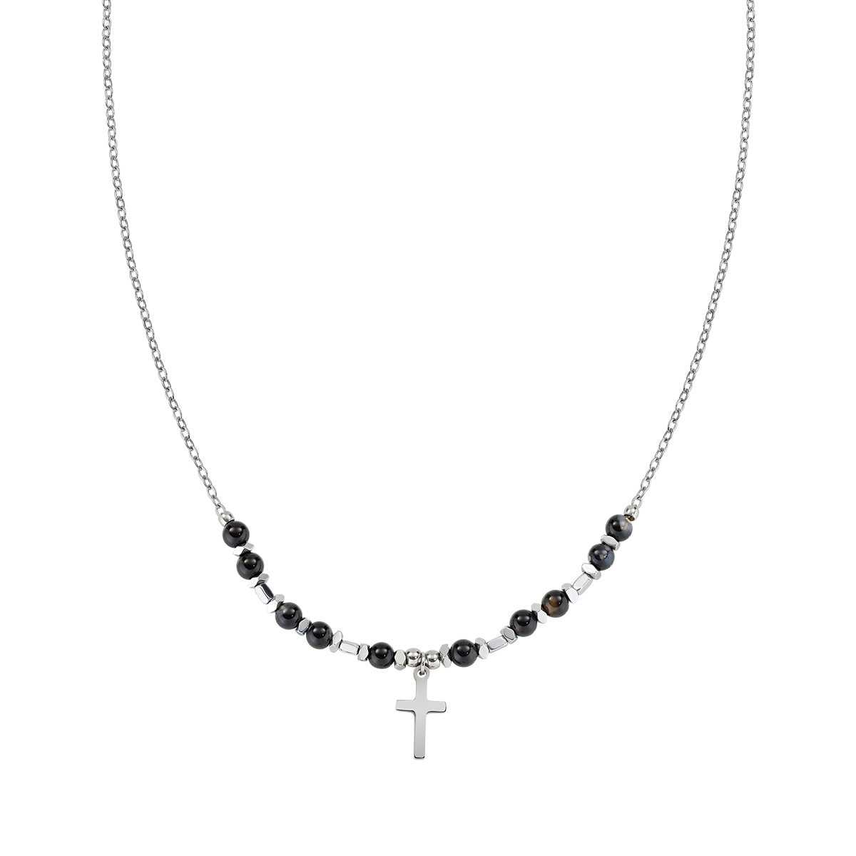 Collar de acero inoxidable – acabado en acero – Longitud 40 + 5 cm – ACCL818387B