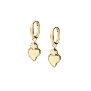 Pendientes de acero inoxidable – acabado dorado – ACE818368G
