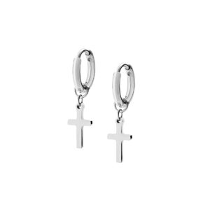Pendientes de acero inoxidable – acabado en acero – ACE818372B
