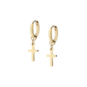 Pendientes de acero inoxidable – acabado dorado – ACE818372G