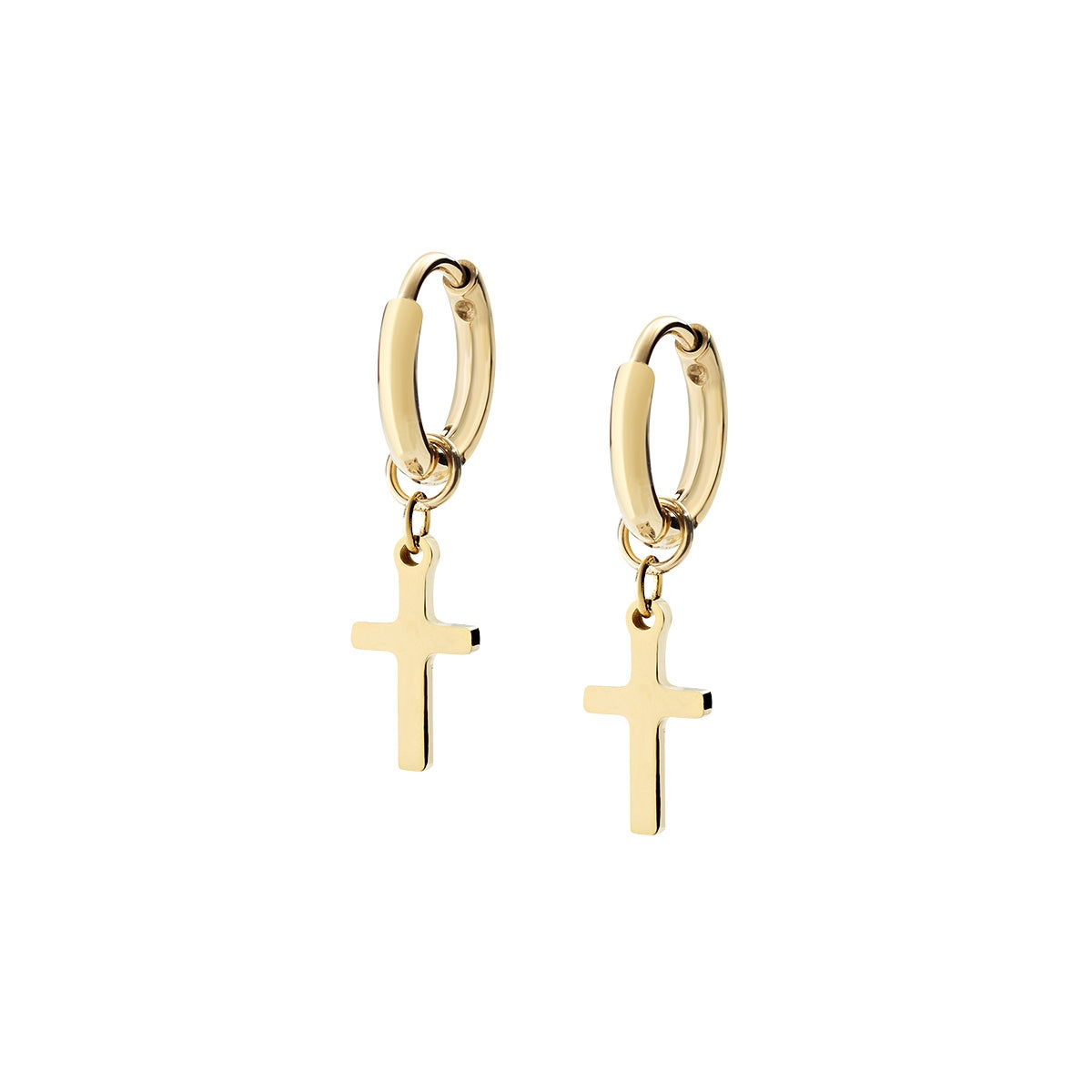 Pendientes de acero inoxidable – acabado dorado – ACE818372G